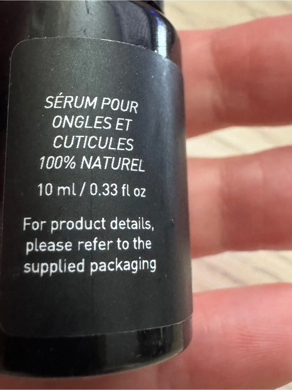 Strengthening Nail & Cuticle Serum 10ml / 0.33 oz 100% Naturel NEW